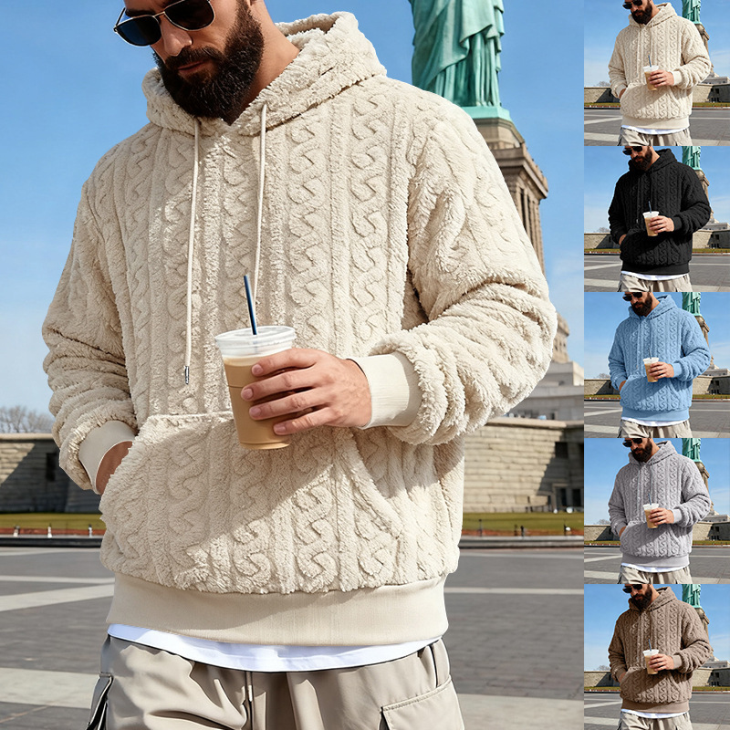 Men's Fleece Hoodie Winter War - Sherpa Hoodie Fleece recension och pris