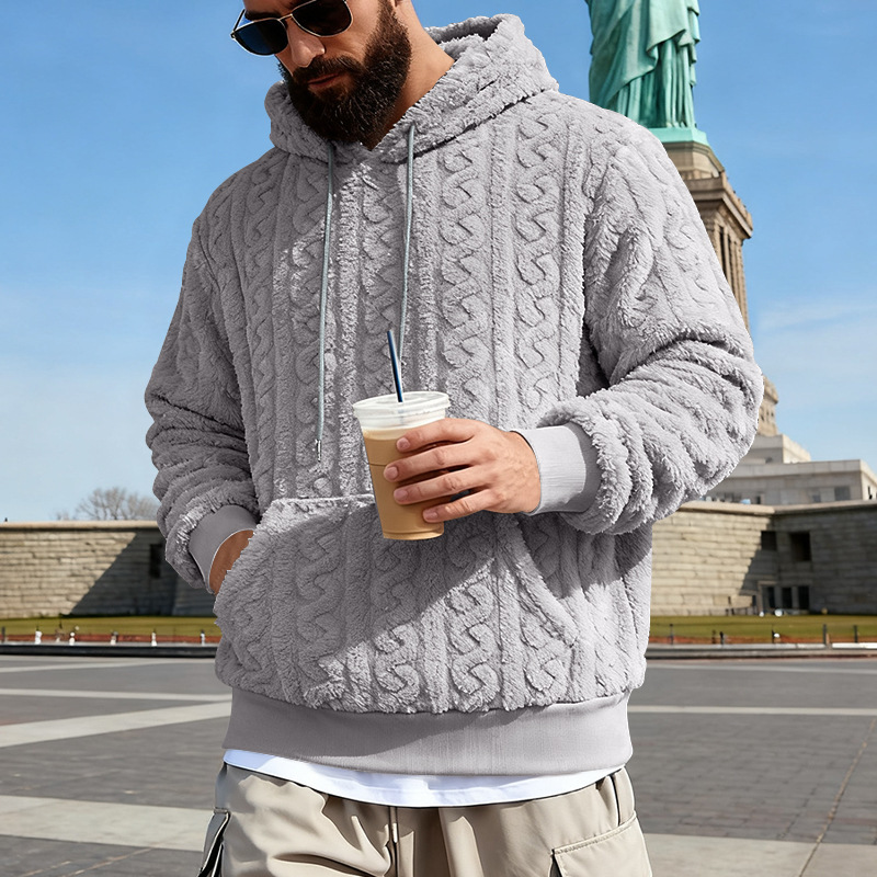 Men's Fleece Hoodie Winter War - Sherpa Hoodie Fleece recension och pris