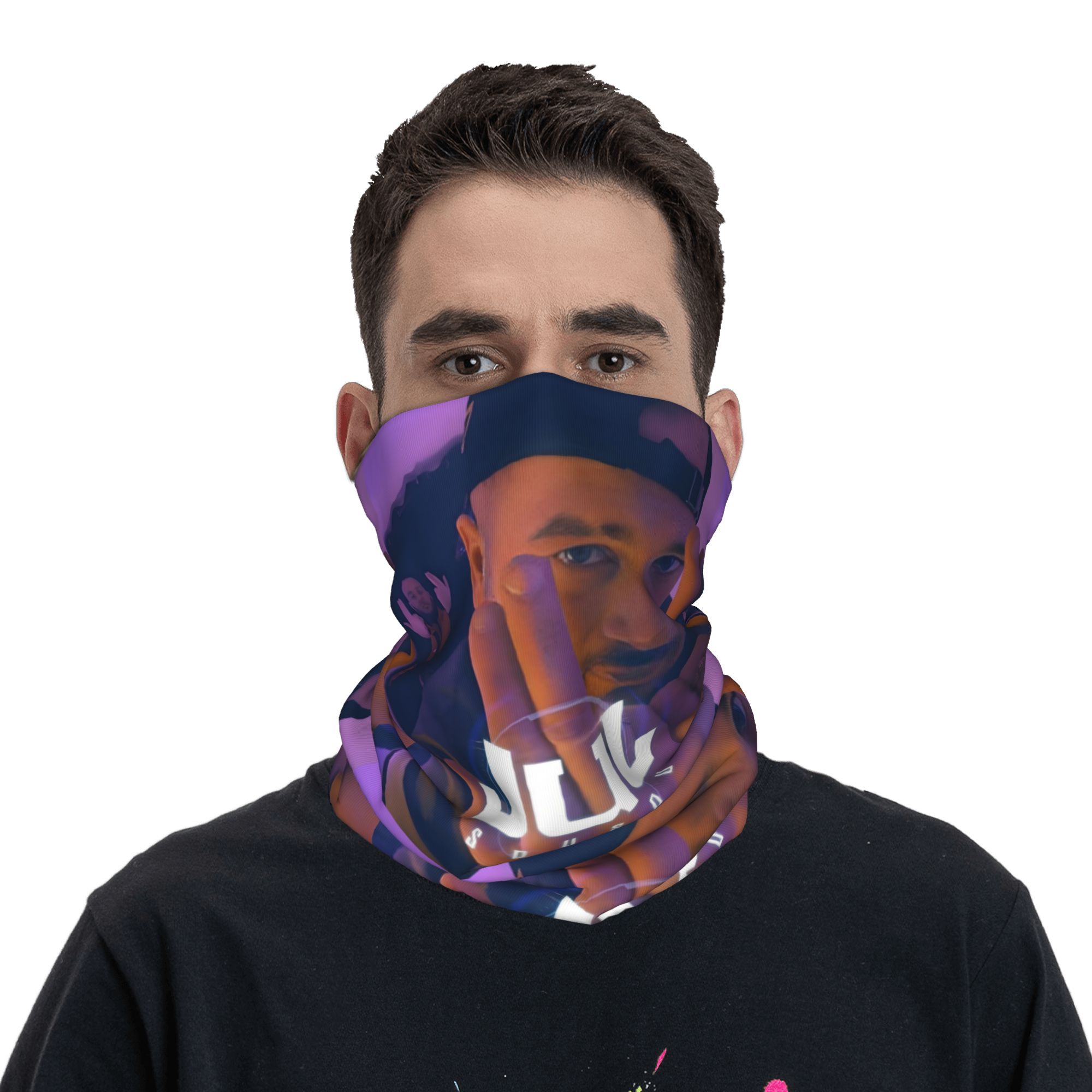 Custom JuL Rap Music Bandana W - Neck Gaiter Fleece recension och pris