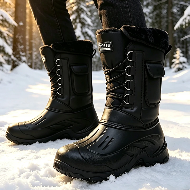 Men Winter Snow Boots Outdoor  - Waterproof Winter Boot recension och pris