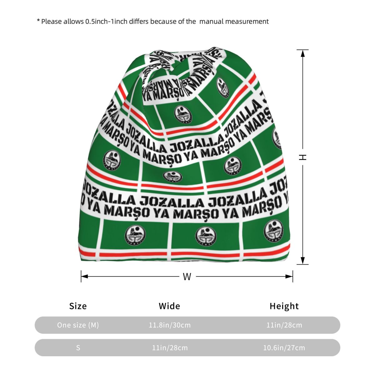 Marso Ya Jozalla Ichkeria Flag - Knit Beanie Hat Warm recension och pris