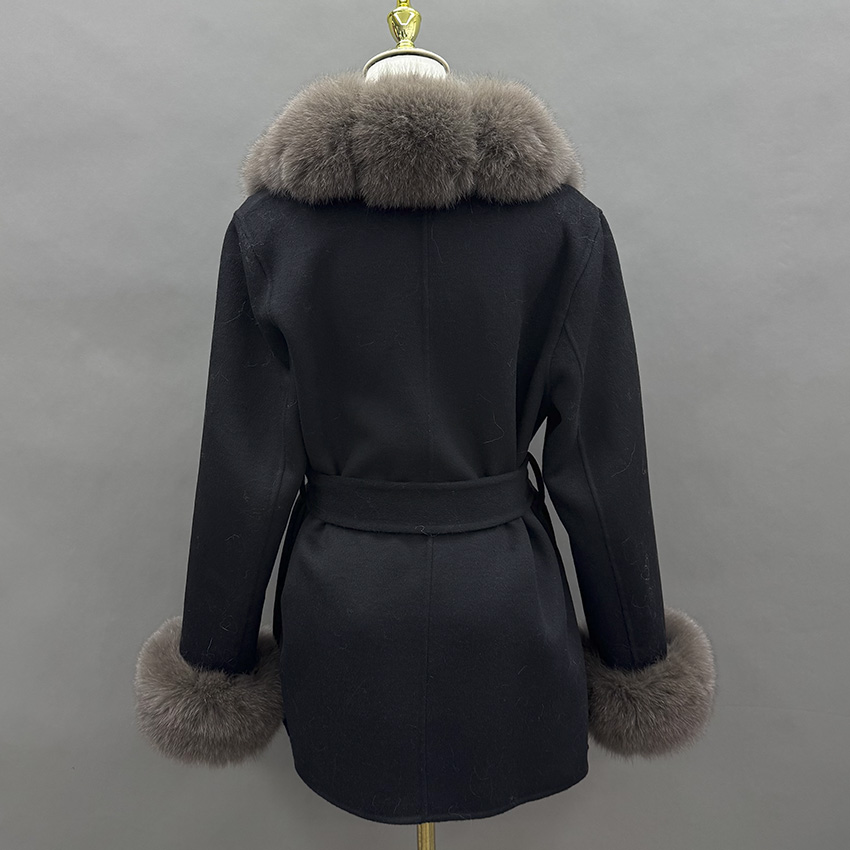 JANEFUR 2026 Wool Coat with Re - Wool Coat Peacoat recension och pris
