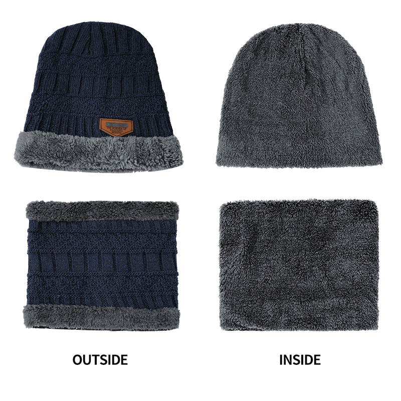 New Winter Beanie Hat for Men  - Wool Scarf Men recension och pris