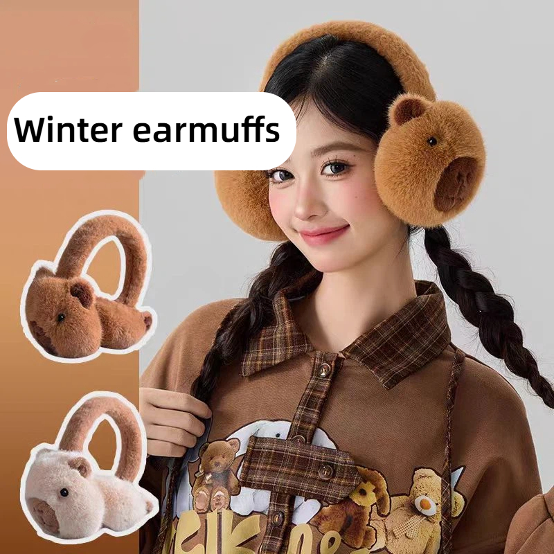Cute Capibala Earmuffs Cartoon - Earmuffs Foldable recension och pris