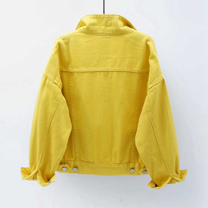 Solid Short Women's Denim Coat - Down Jacket Packable recension och pris