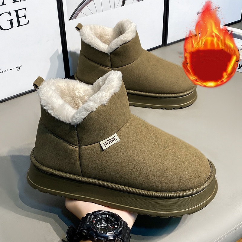 Popular Autumn and Winter Flee - Waterproof Winter Boot recension och pris